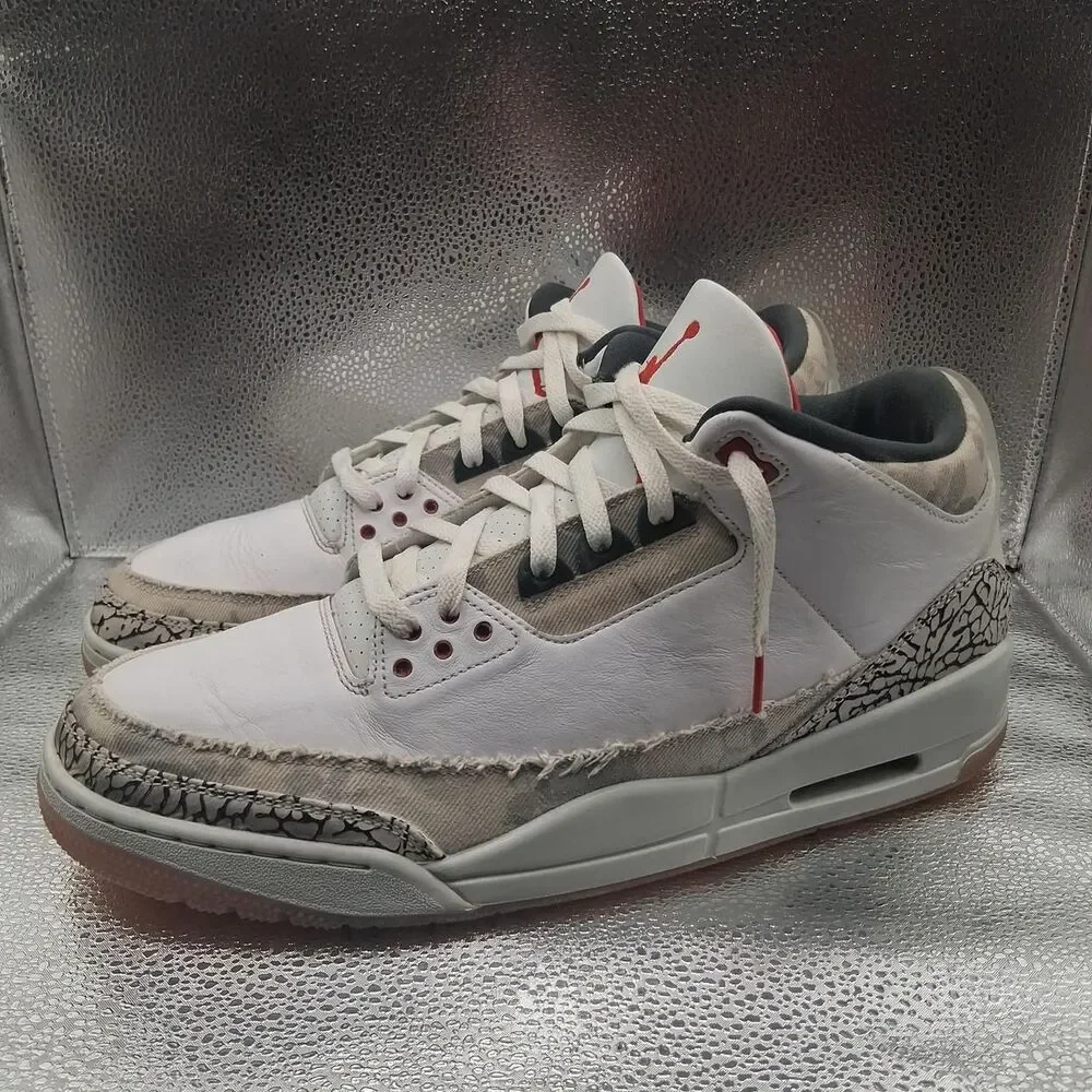Jordan Men's White and Grey Trainers
